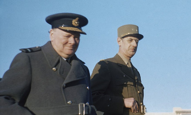 De Gaulle és Churchill