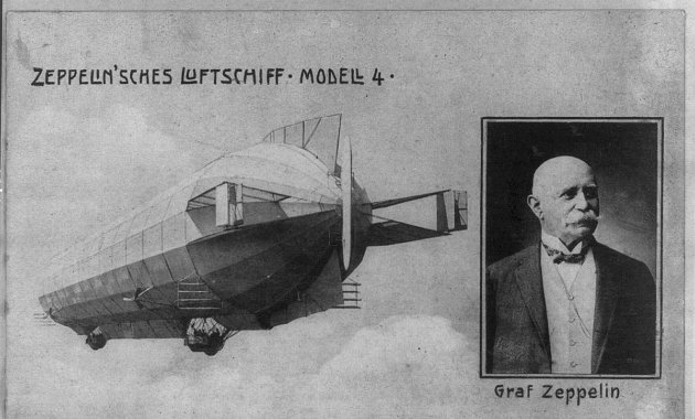 Ferdinand von Zeppelin és léghajója