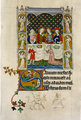 A kánai menyegző ábrázolása egy 14. századi miniatúrán
