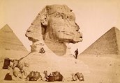 A Szfinx és a piramisok 1890 körül