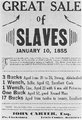 Rabszolgavásár plakátja
