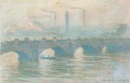 Claude  Monet Waterlo Bridge című festménye