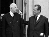 Charles de Gaulle és Willy Brandt