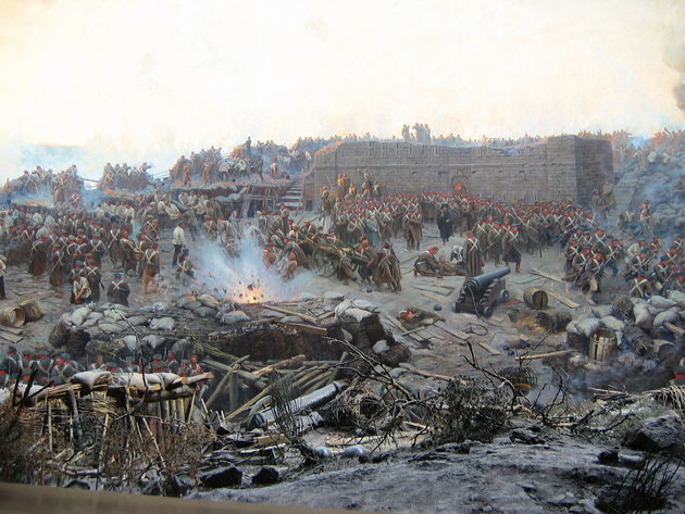 A krími háború egyik fontos eseménye: Szevasztopol ostroma