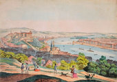 Buda és Pest 1840 körül