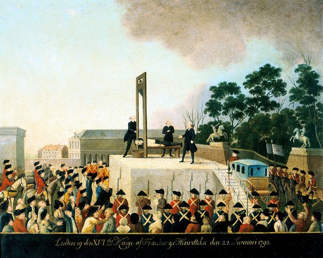 A guillotine leghíresebb áldozata, XVI. Lajos francia király