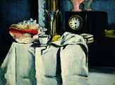 Cézanne: Fekete órás csendélet (Kieselbach Galéria Facebook)