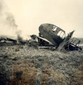 Szeged bombázásakor lelőtt szerb repülőgép roncsa (magántulajdon)