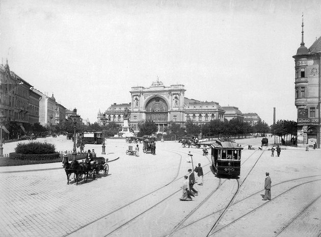 A Baross tér 1903-ban (Fortepan / Saly Noémi)