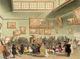 Életkép a londoni Christie's aukciósház árveréséről a 19. századból